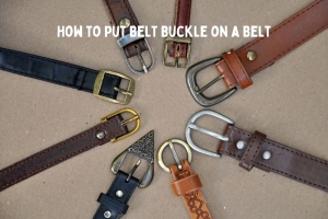 How to Put Belt Buckle on a Belt