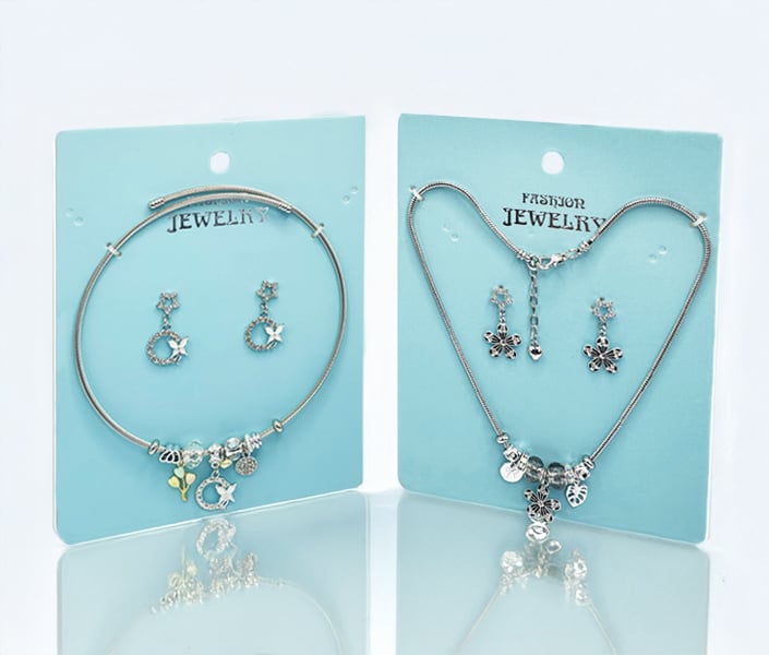 Charm Necklace and Earring Set