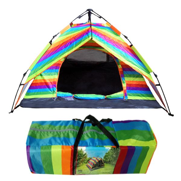 Rainbow Camping TENT for Outdoor Activities - Easy Setup