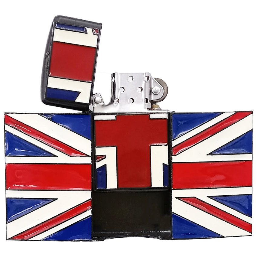 British Flag LIGHTER Belt Buckle