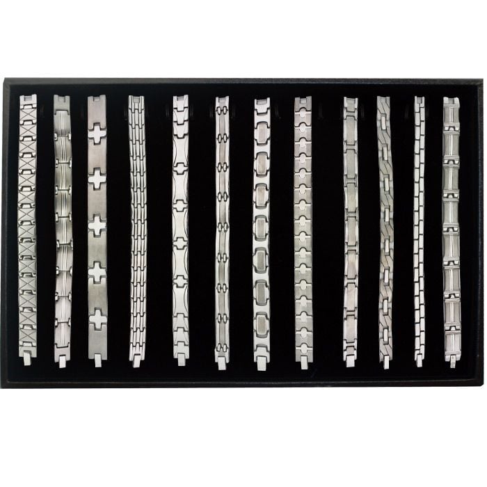Stainless Steel BRACELET Set ( Display Not Included ) | 24 PCS