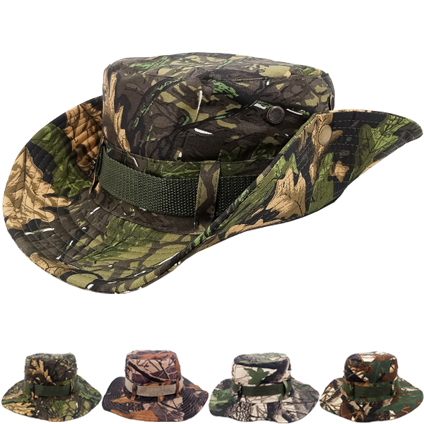 Men's CAMO Boonie Hat - Quick Dry Hat with Neck Flap