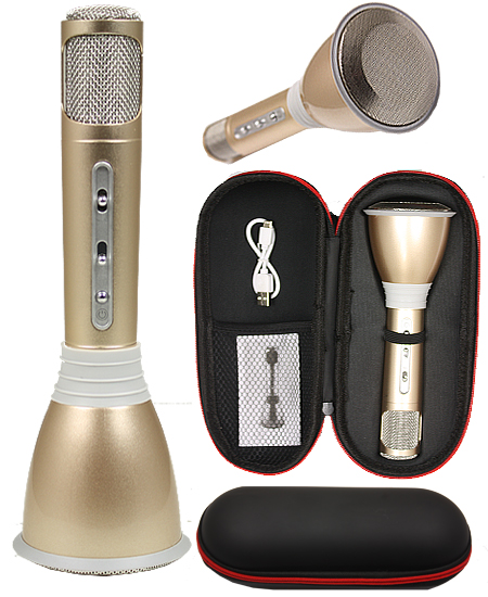 Phone Accessory Karaoke Microphone GOLD