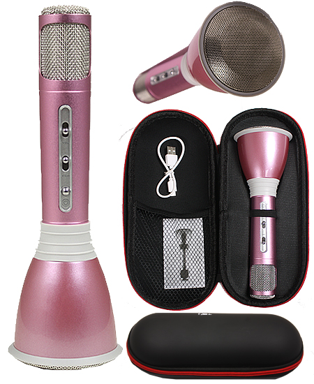 Pink Karaoke Microphone with Box