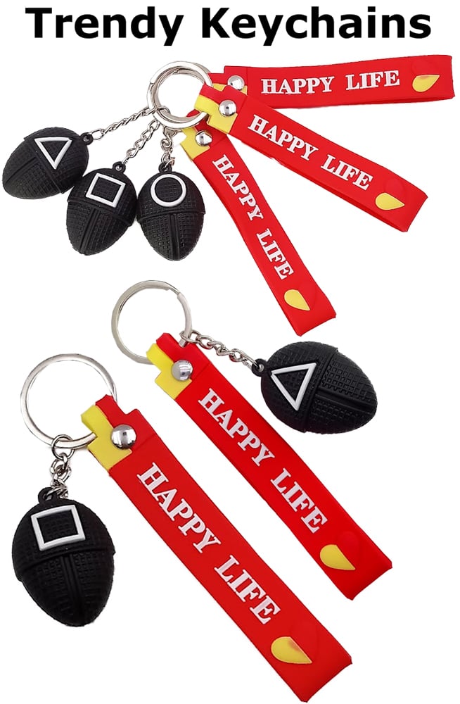 Trendy Happy Life Toy KEYCHAIN