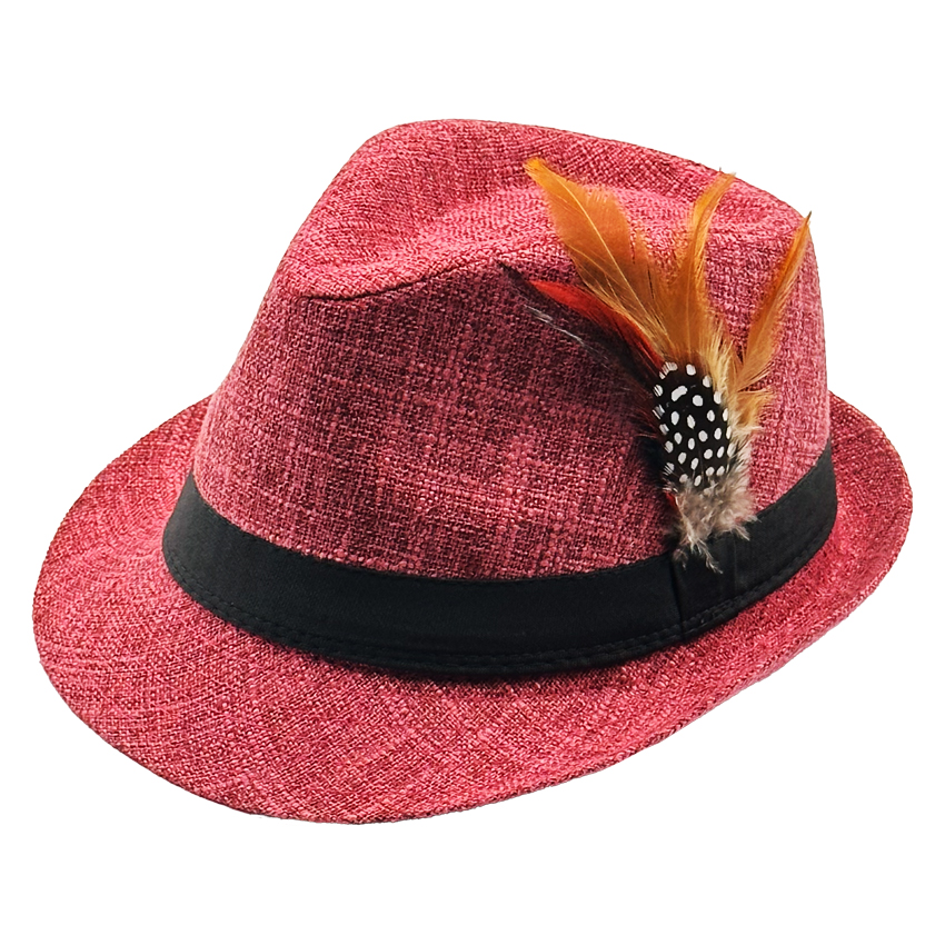 Bulk Dried Rose Adult Trilby Fedora HAT