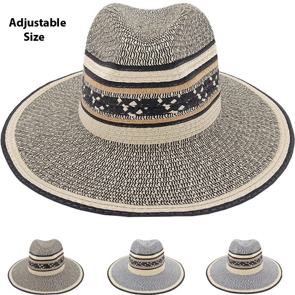 Elegant Straw Wide Brim Summer HAT