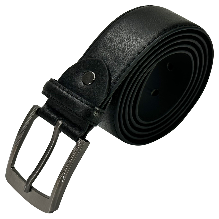 Learher BELT Men Classic Raven Black Mixed sizes