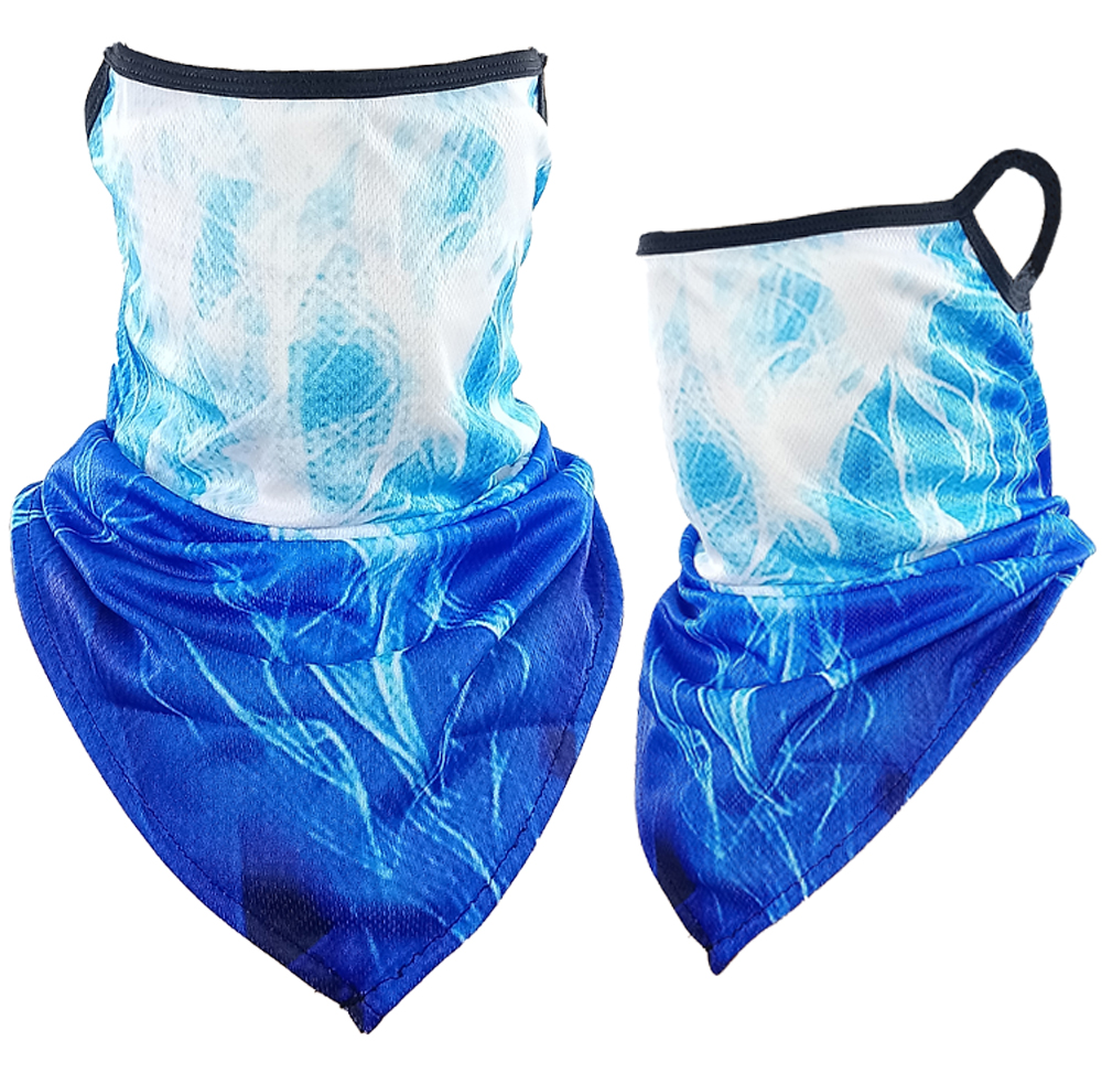 Neck Gaiters - BANDANA Pattern Print Triangle Face Shields