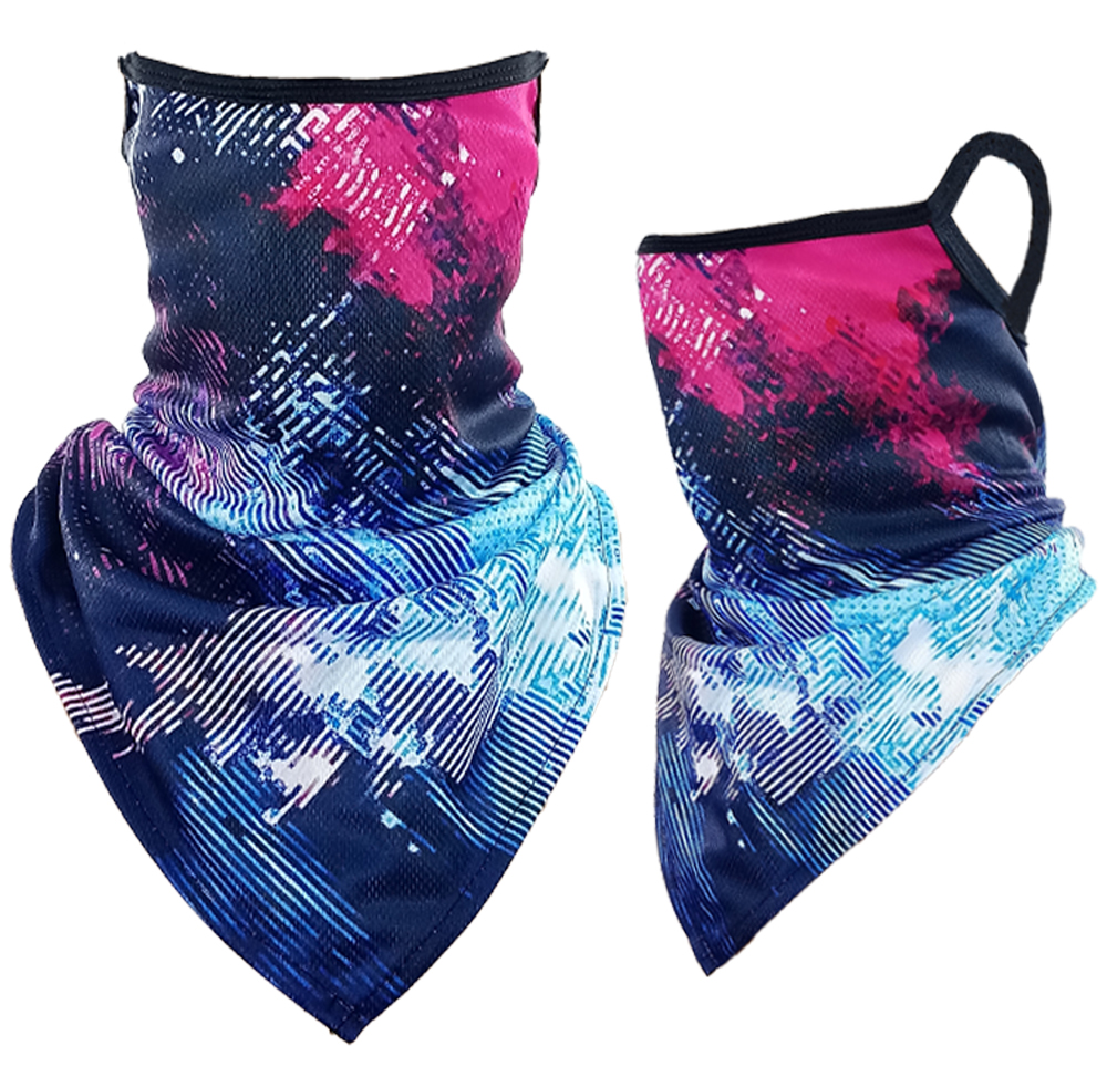 Neck Gaiters - Print Pattern Triangle Face Shields