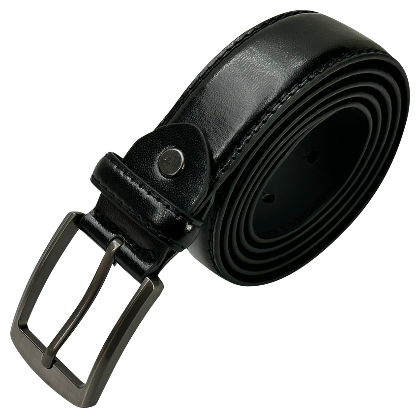 LEATHER BELT for Men Classic Pitch Black Mixed sizes