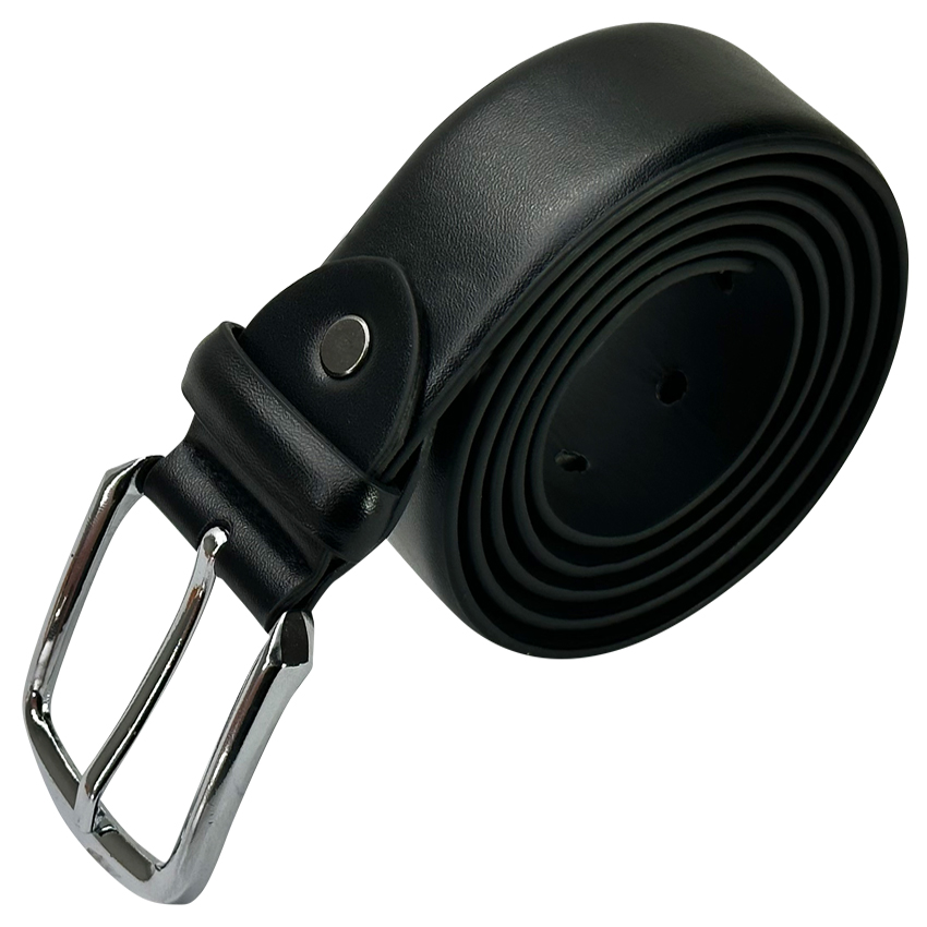 Mens LEATHER BELTs Classic Carbon Black Mixed sizes