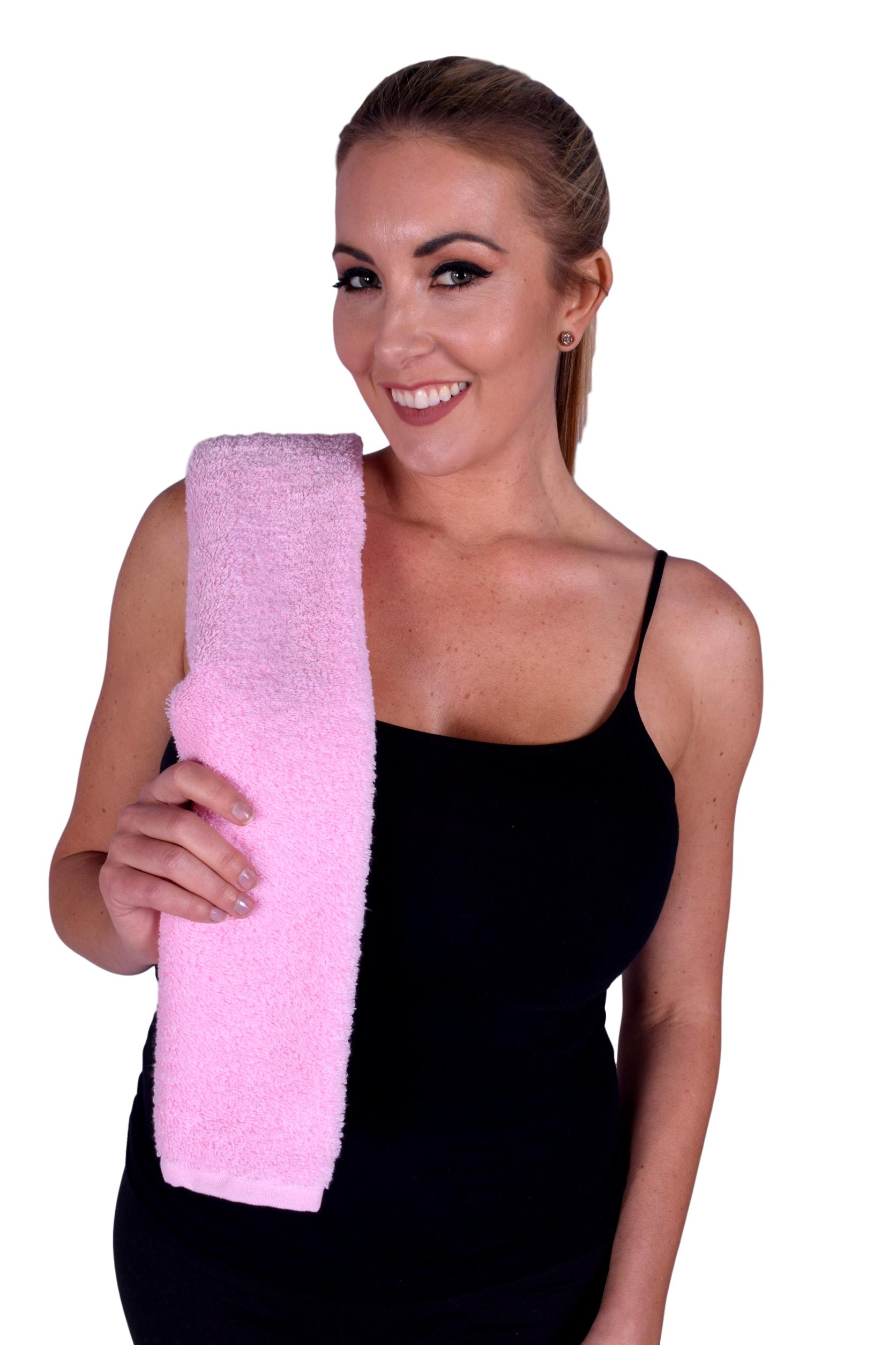 Light Pink Color Hand TOWELs for Retail