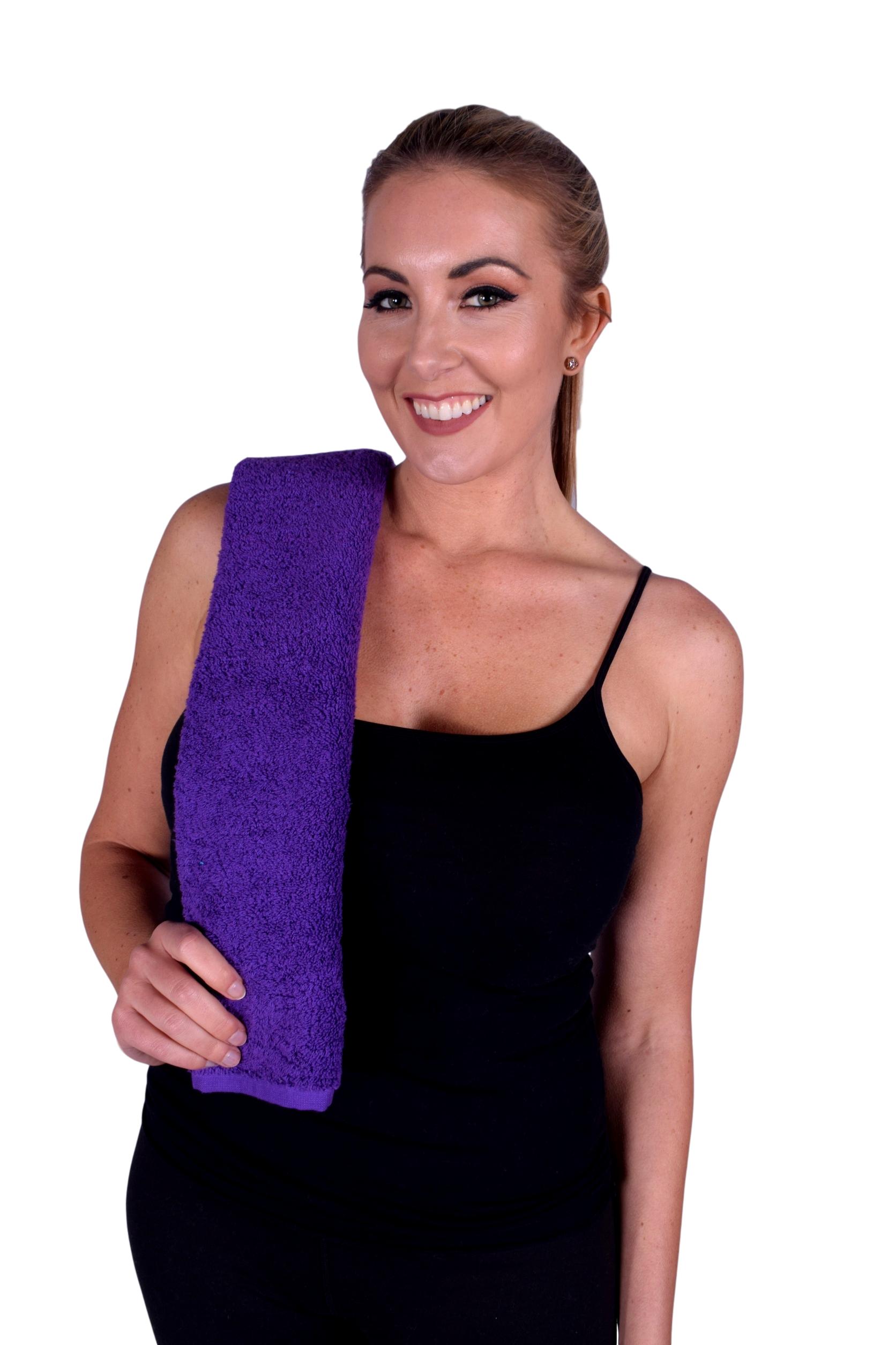Purple Color Hand TOWELs for Retail