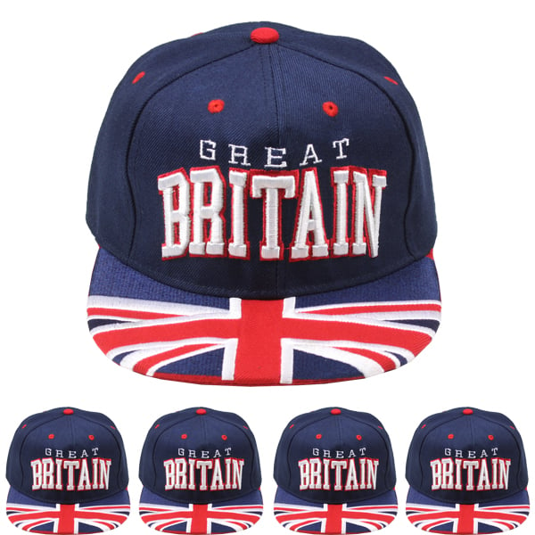 Great Britain Embroidered Navy Blues Snapback Cap
