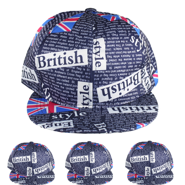 British Style Written Snapback CAP