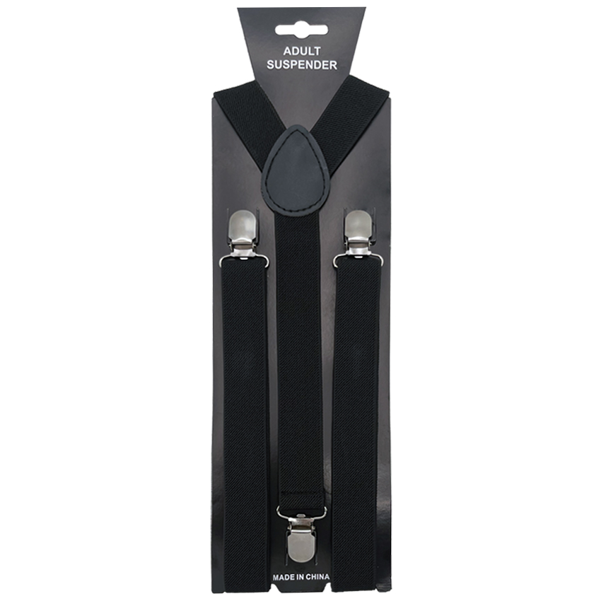Adult BLACK Suspender