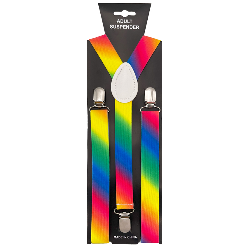 SUSPENDER with Rainbow Colors