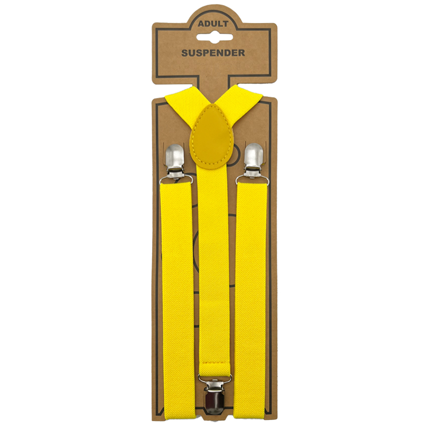 Men's Yellow SUSPENDER