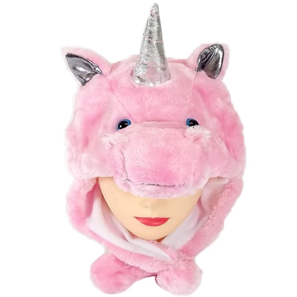 Plush Pink Unicorn HAT