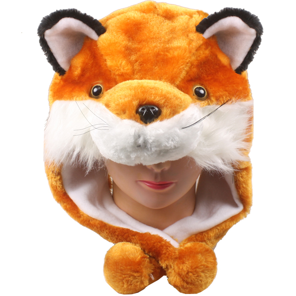 Fox HATs - Plush Animal HATs