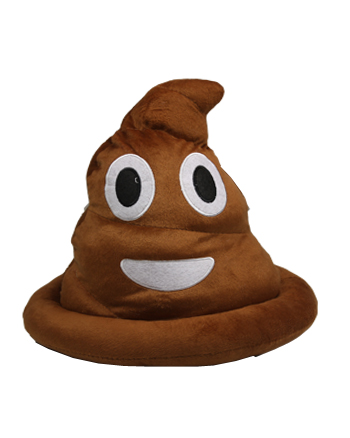 Brown Poop Emoji Plush Hat