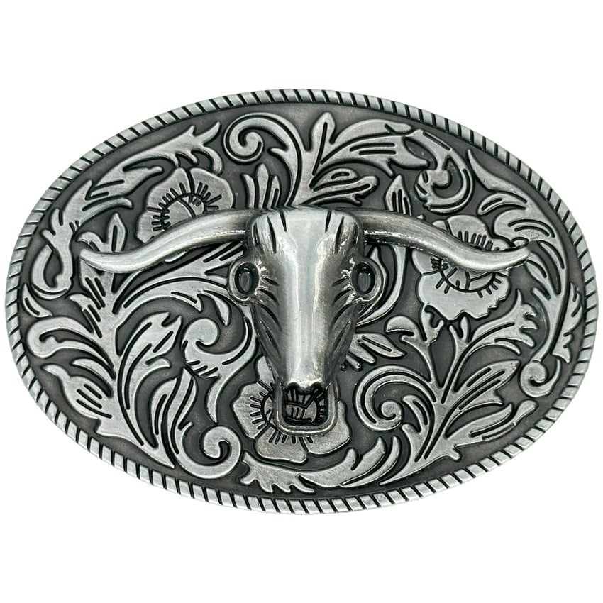 Longhorn SKULL Men's Belt Buckles