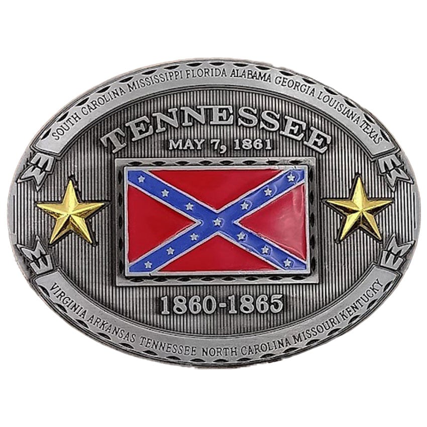 Tennessee Rebel FLAG Belt Buckle