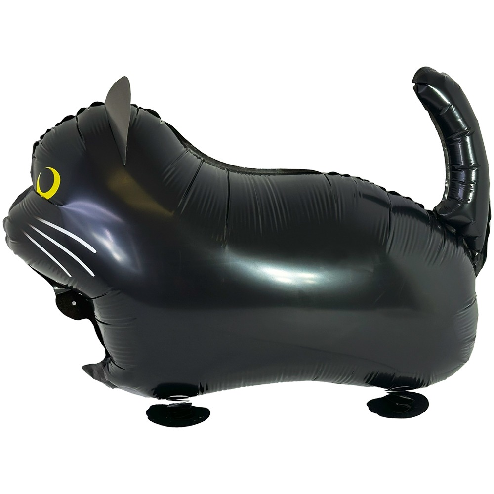 Black Cat Pet Walking BALLOONs | 10 Pcs