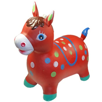 Inflatable Jumping Brown Horse