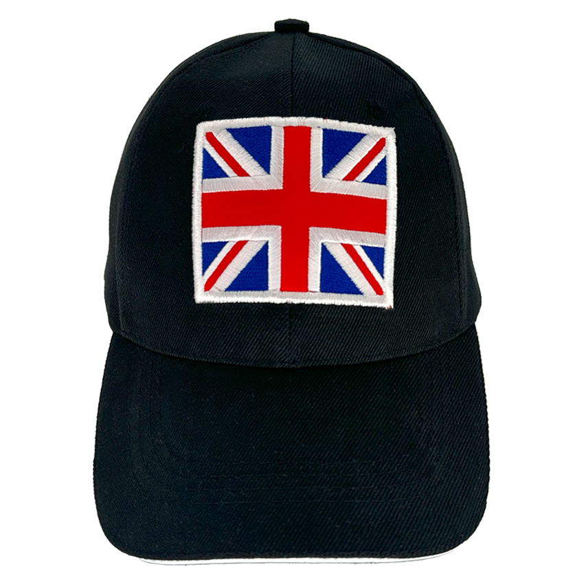 British Flag Black Baseball CAP