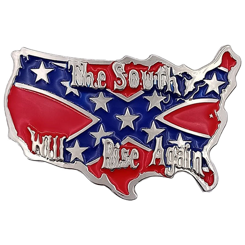 South Will Rise Flag BELT Buckle