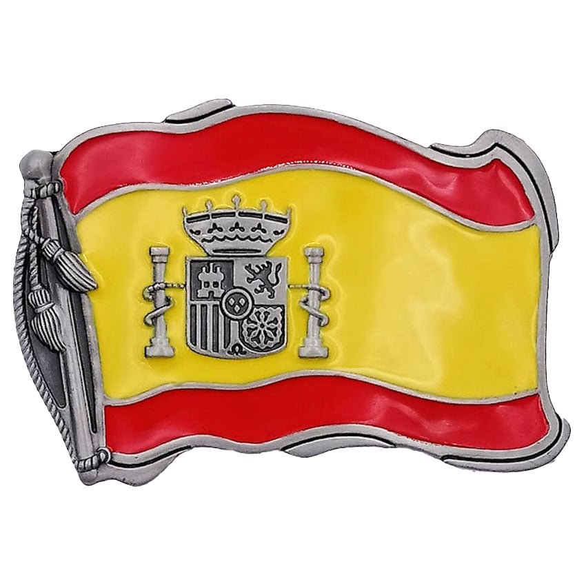 Spain FLAG Belt Buckle