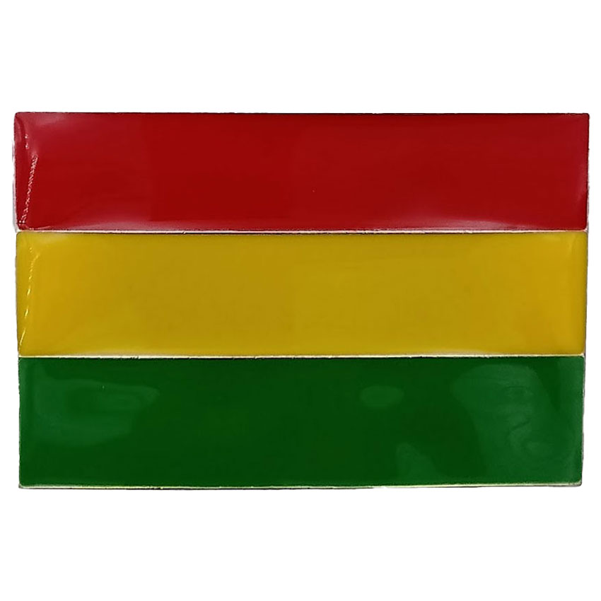 Ethiopia Rasta Flag BELT BUCKLE