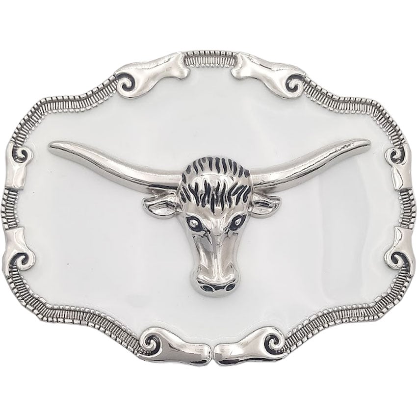 Bull BELT Buckle Special Design on white