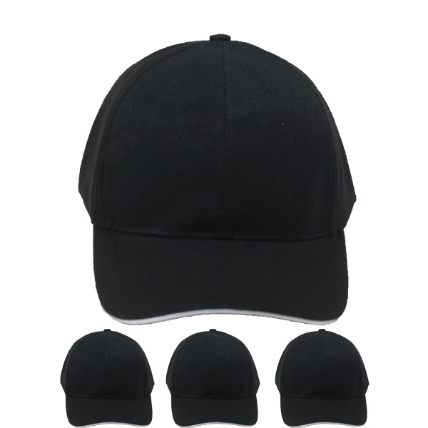 Plain Black BASEBALL CAP