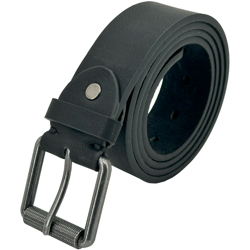 Casual BELTs for Men - Classic Black Faux LEATHER BELT