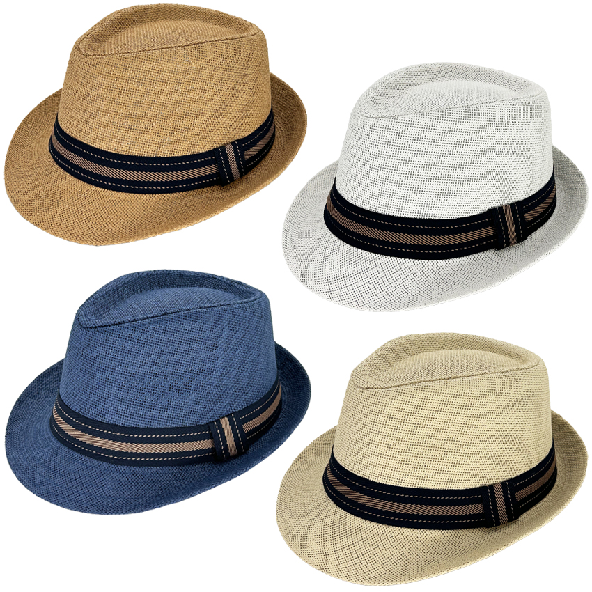 Quality Trilby Fedora HAT with Strip Band