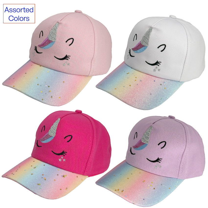 Children CAP with Rainbow Visor - Unicorn Design