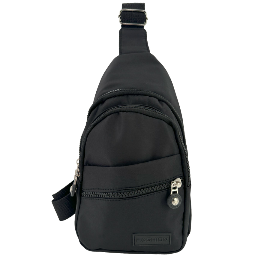 Classic Black Waterproof Crossbody BAGs for Men and Women