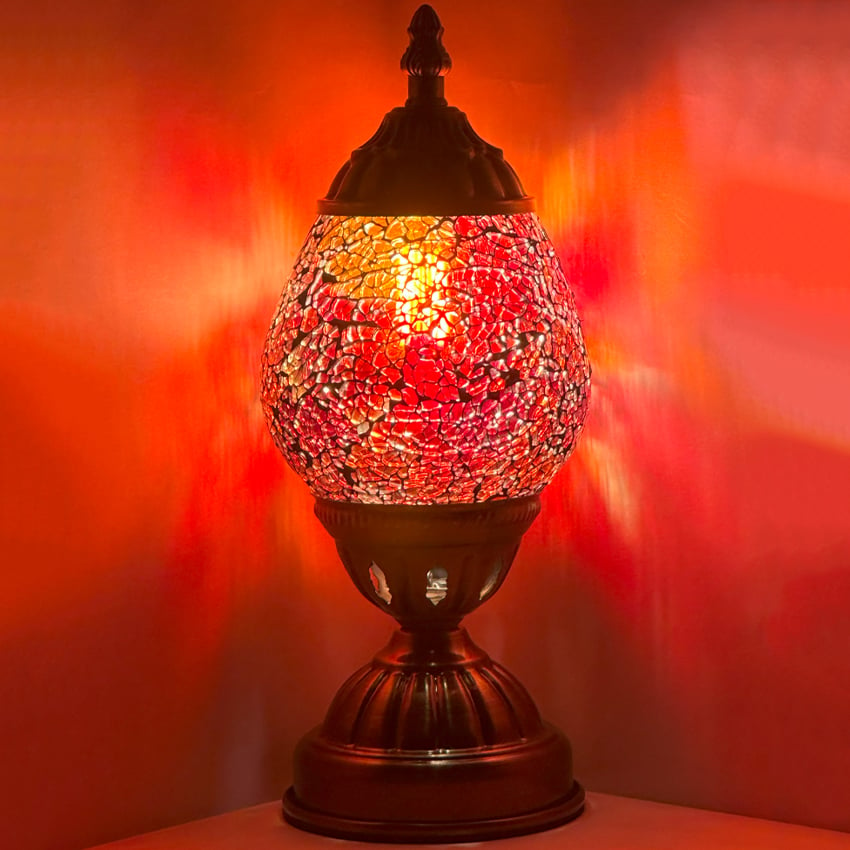 Turkish LAMPs with Cosmic Red - Without Bulb