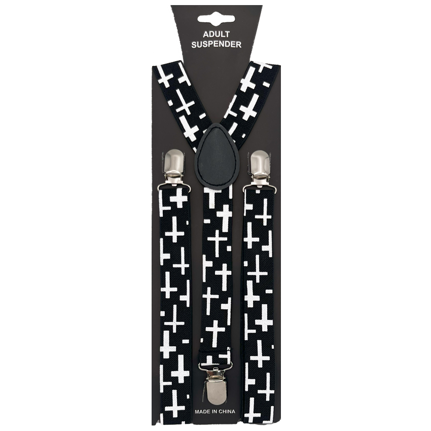 Cross Pattern Suspender