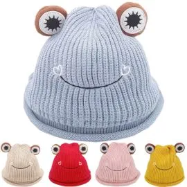 Bulk Kid's Froggy Winter Hat Sets-1
