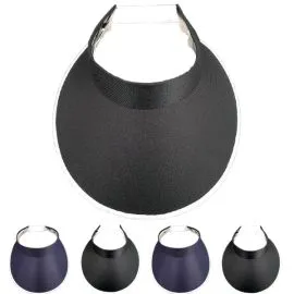 Wholesale Plain Adjustable Summer Visor Hats for Women-1