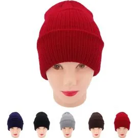 Bulk Women's Plain Winter Hats-2