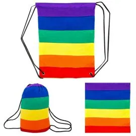 Rainbow Drawstring Bag-1