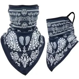 Paisley Print Triangle Face Shields Wholesale-2