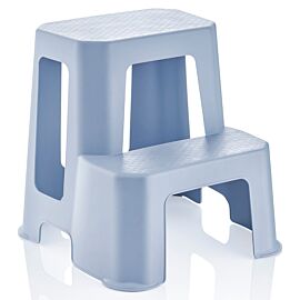 Wholesale Folding Two Step Stoll - Blue Tall | 6 pcs