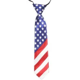 American Flag Kid Necktie Wholesale-1