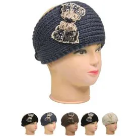 Wholesale Winter Headbands with Crystals for Women-1